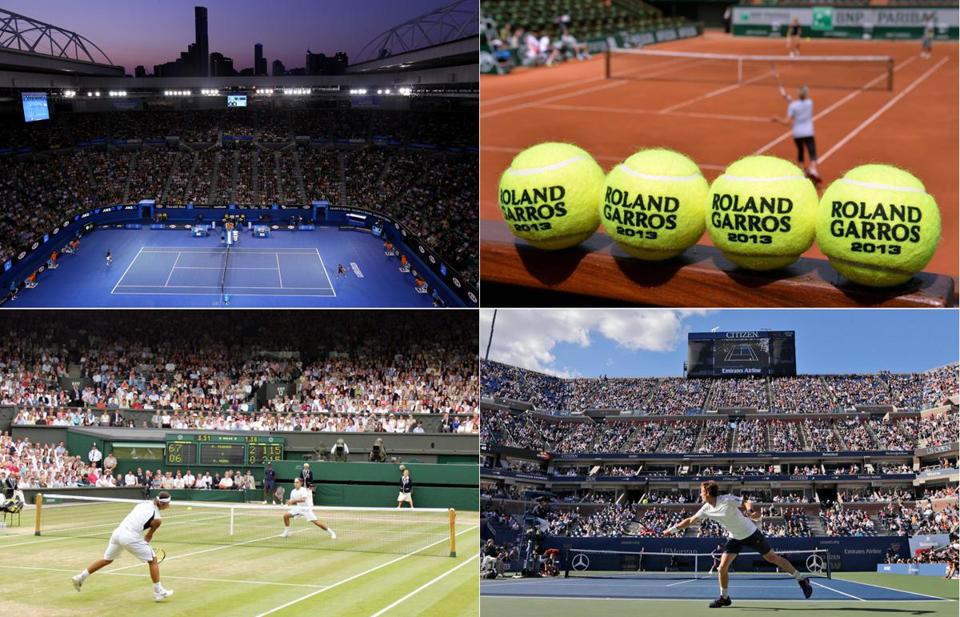 The Four Grand Slams Court LoveTennis